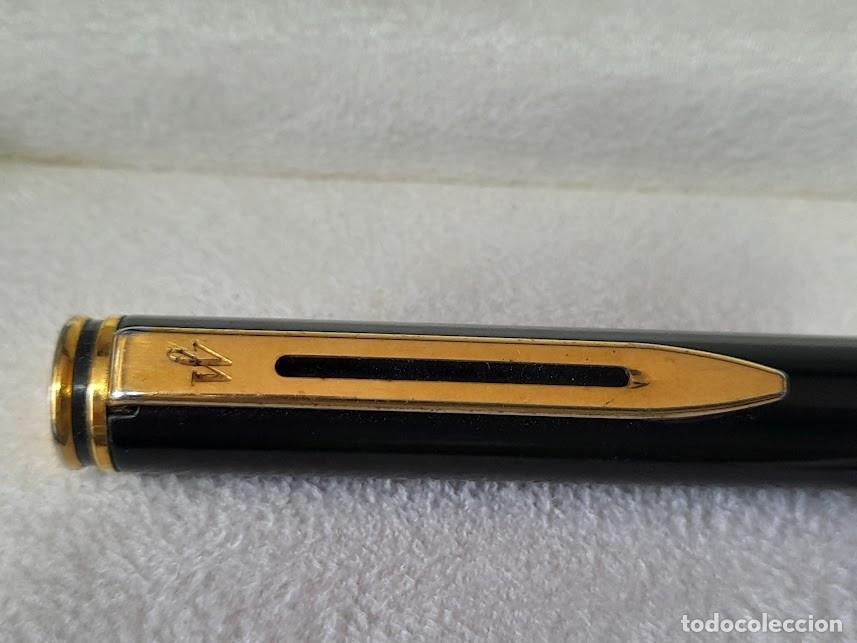 Plumas estilogr&aacute;ficas antiguas: Waterman pluma Paris, funciona perfectamente con caja original. - Foto 6