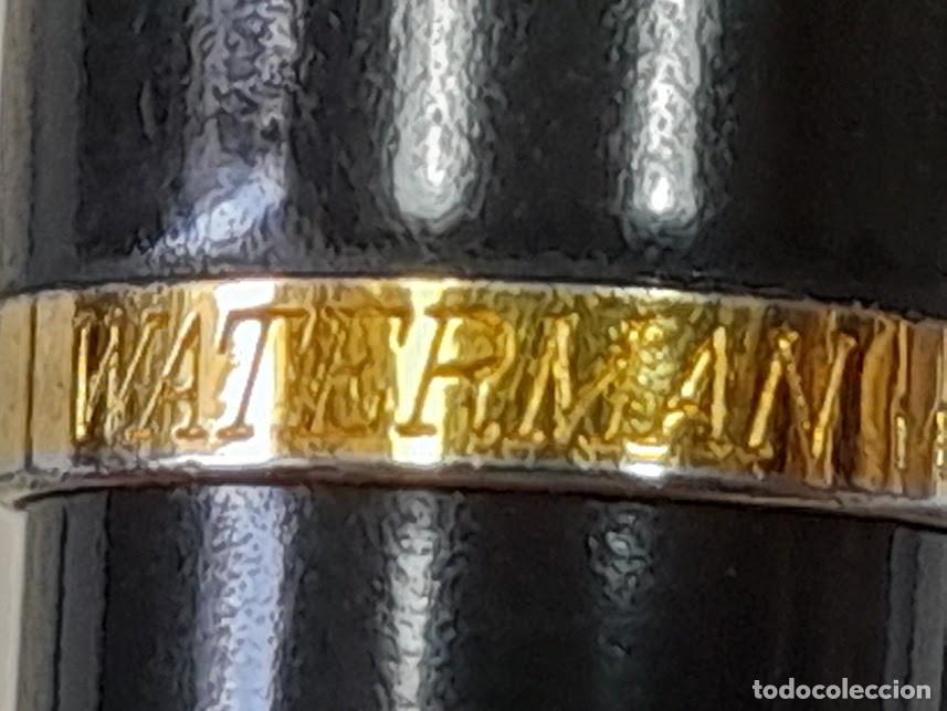 Plumas estilogr&aacute;ficas antiguas: Waterman pluma Paris, funciona perfectamente con caja original. - Foto 10