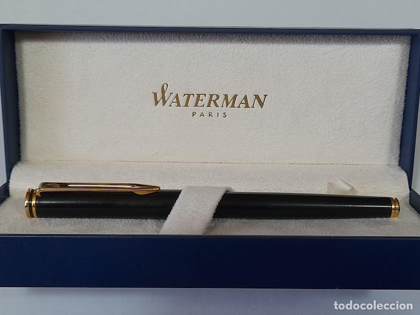 Plumas estilogr&aacute;ficas antiguas: Waterman pluma Paris, funciona perfectamente con caja original. - Foto 11