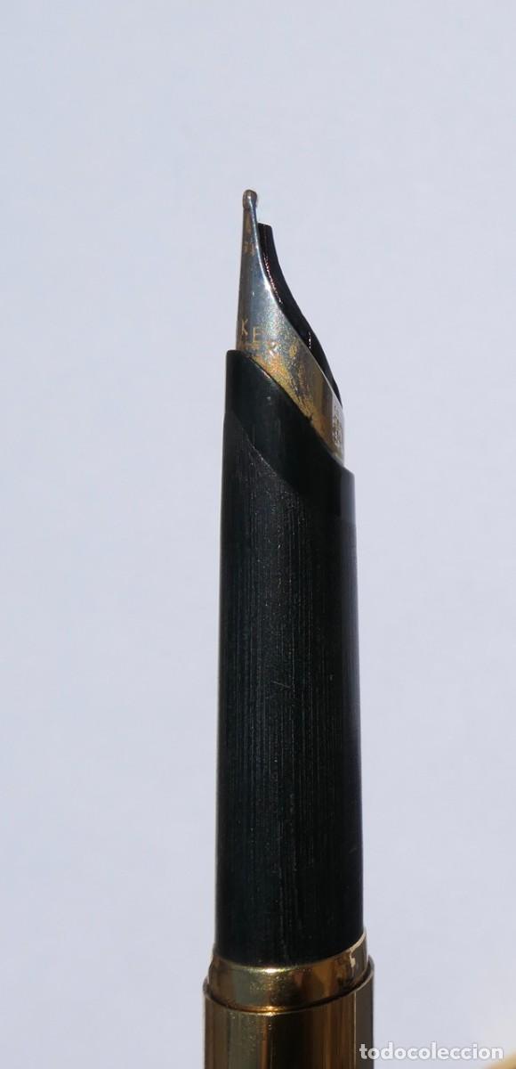 Plumas estilogr&aacute;ficas antiguas: PLUMA PARKER DORADA - Foto 4