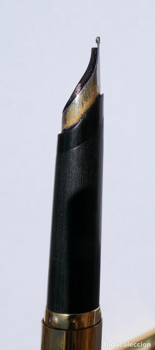 Plumas estilogr&aacute;ficas antiguas: PLUMA PARKER DORADA - Foto 5