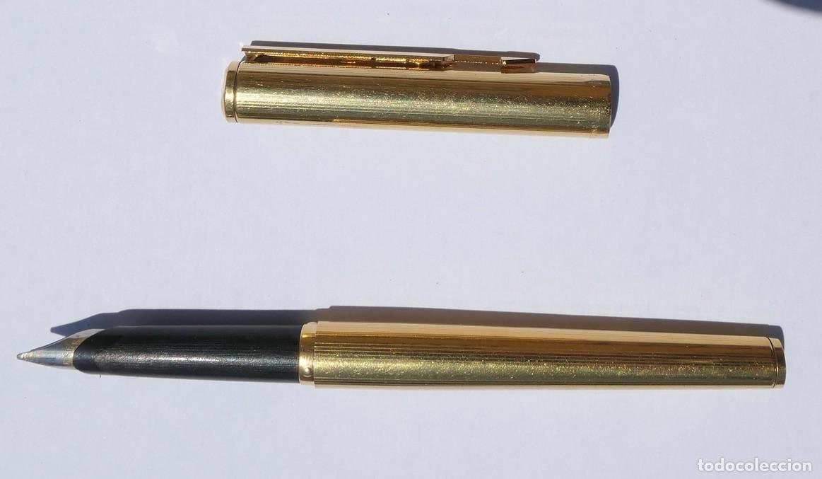 Plumas estilogr&aacute;ficas antiguas: PLUMA PARKER DORADA - Foto 7