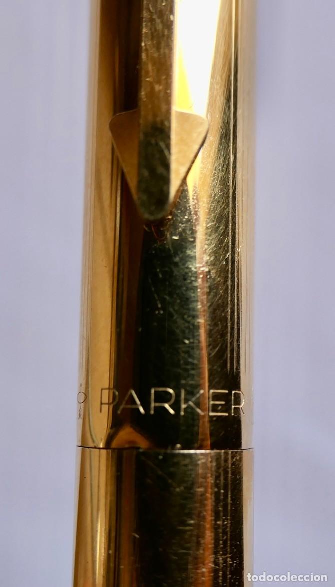 Plumas estilogr&aacute;ficas antiguas: PLUMA PARKER DORADA - Foto 14