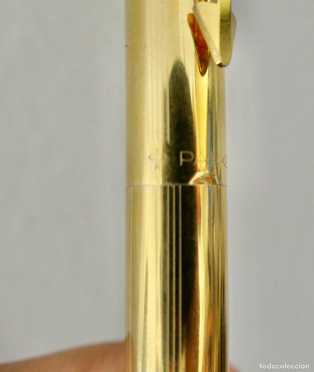 Plumas estilogr&aacute;ficas antiguas: PLUMA PARKER DORADA - Foto 16