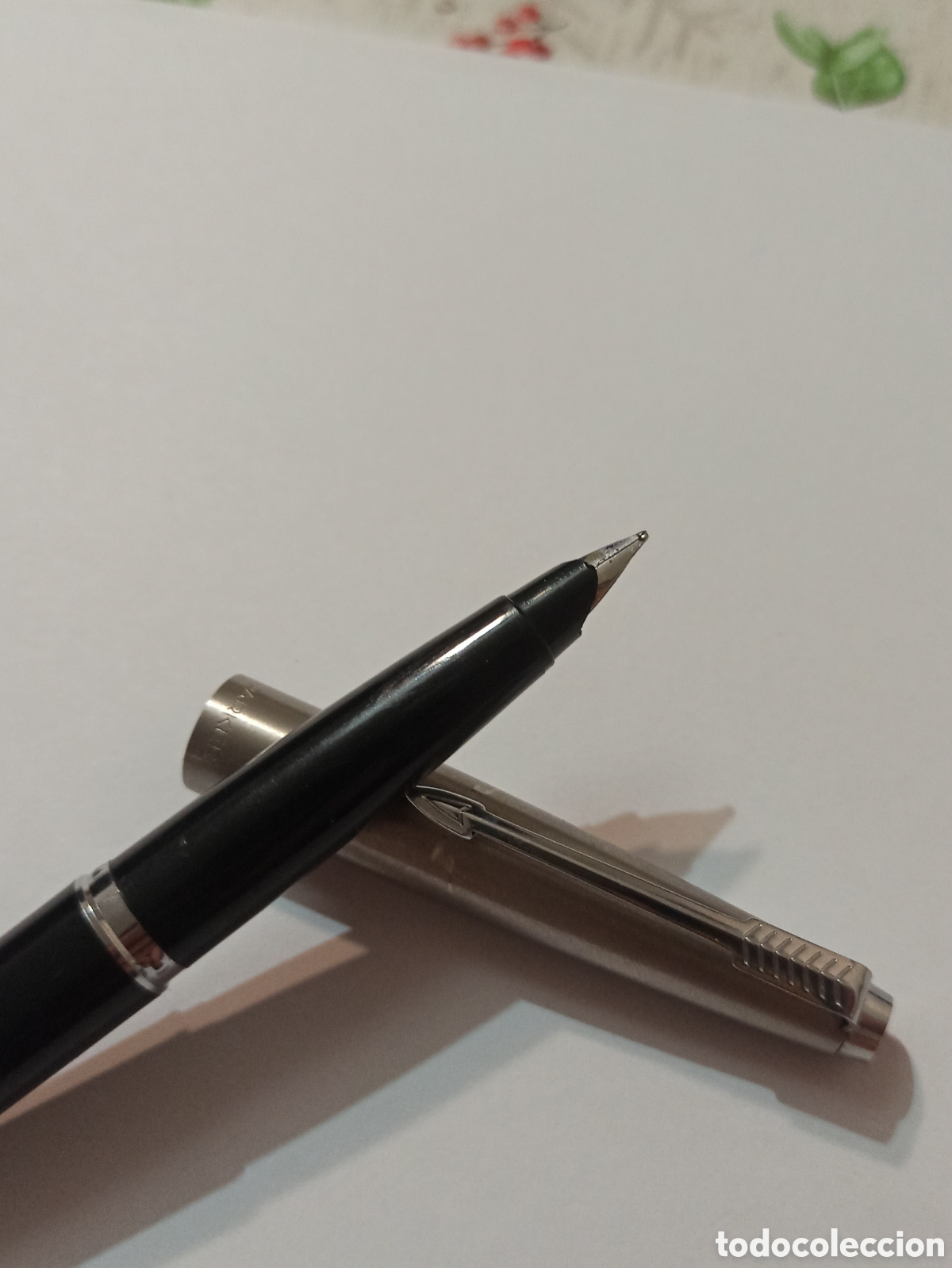 Plumas estilogr&aacute;ficas antiguas: Pluma Parker made en Francia - Foto 4