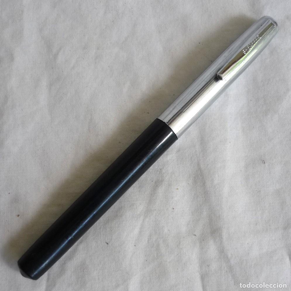 Plumas estilogr&aacute;ficas antiguas: Pluma estilogr&aacute;fica Sheaffer, plum&iacute;n F - Foto 1