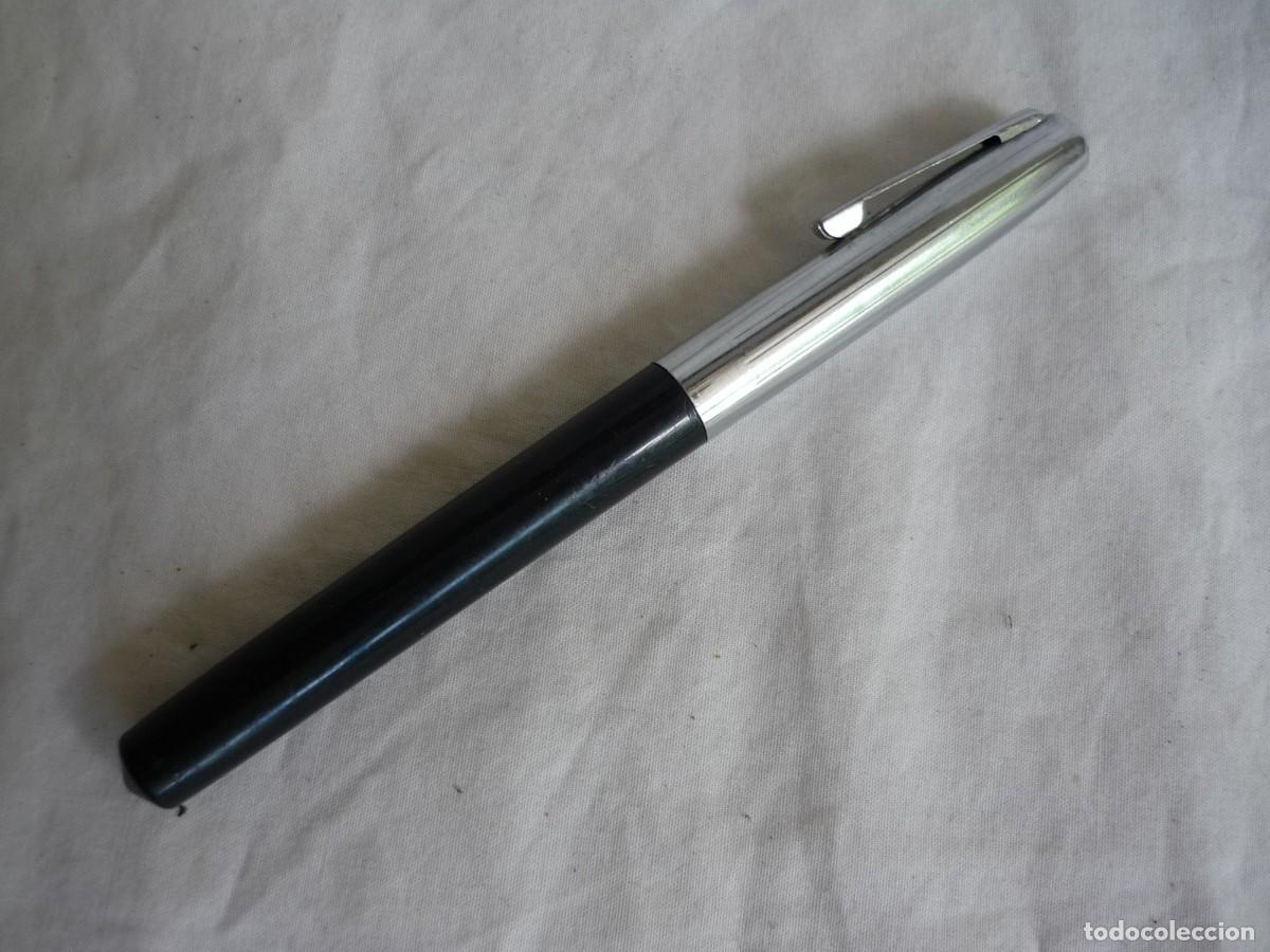 Plumas estilogr&aacute;ficas antiguas: Pluma estilogr&aacute;fica Sheaffer, plum&iacute;n F - Foto 4