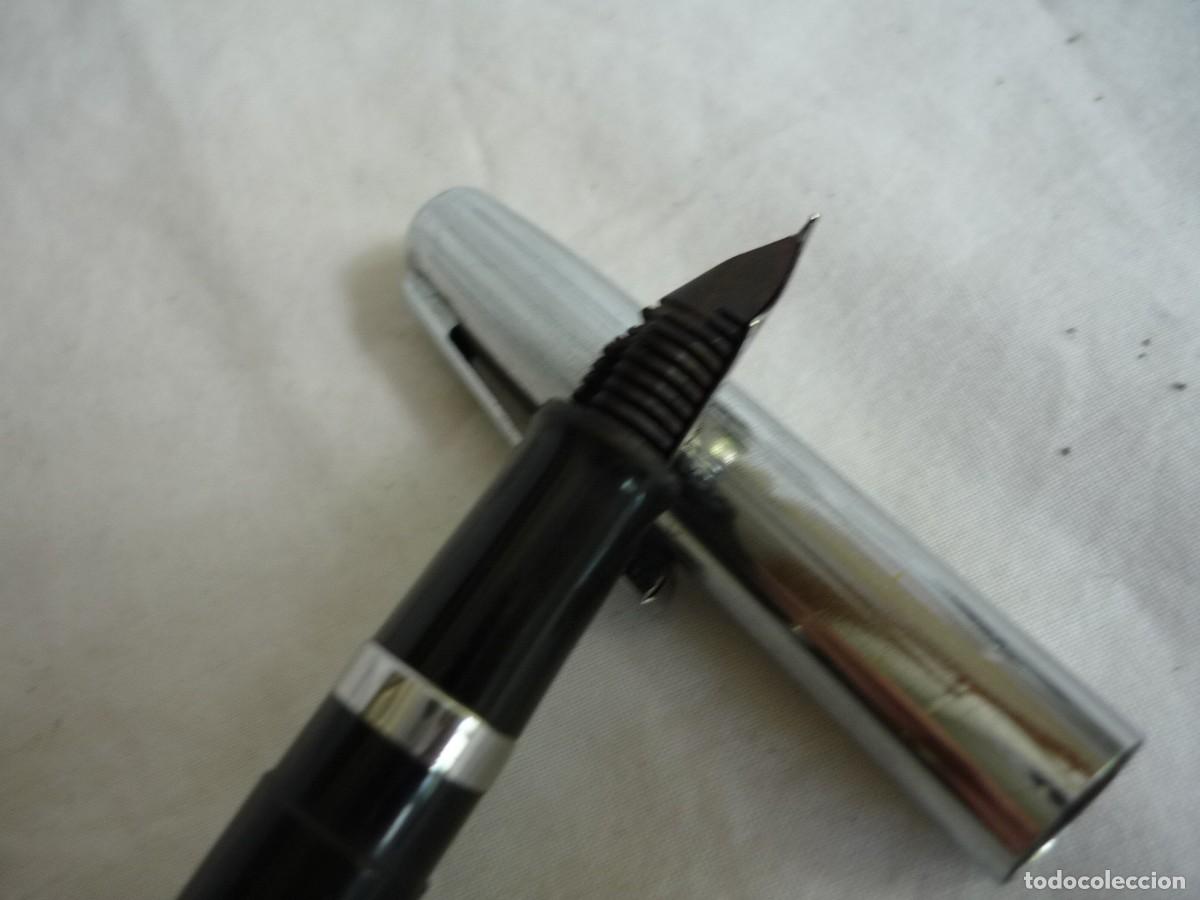 Plumas estilogr&aacute;ficas antiguas: Pluma estilogr&aacute;fica Sheaffer, plum&iacute;n F - Foto 9