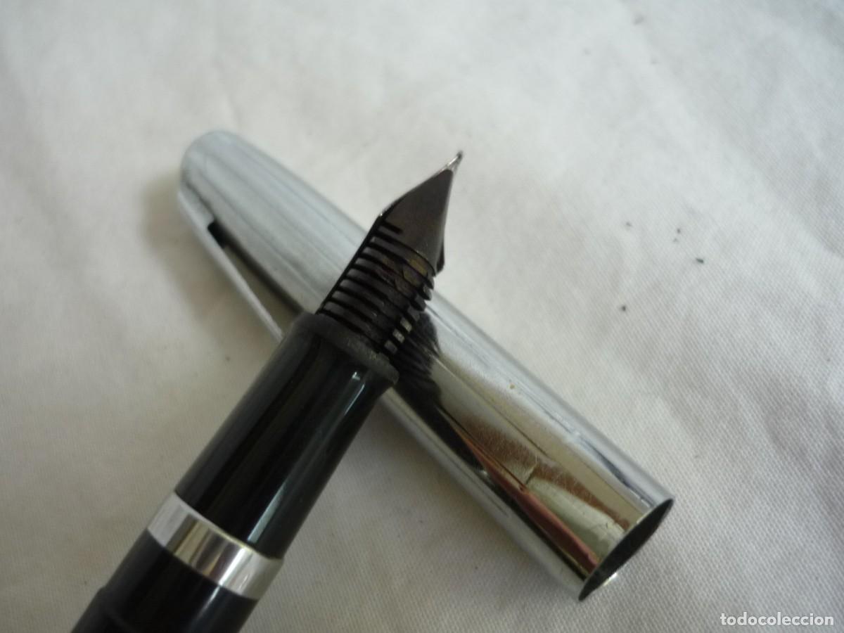 Plumas estilogr&aacute;ficas antiguas: Pluma estilogr&aacute;fica Sheaffer, plum&iacute;n F - Foto 10