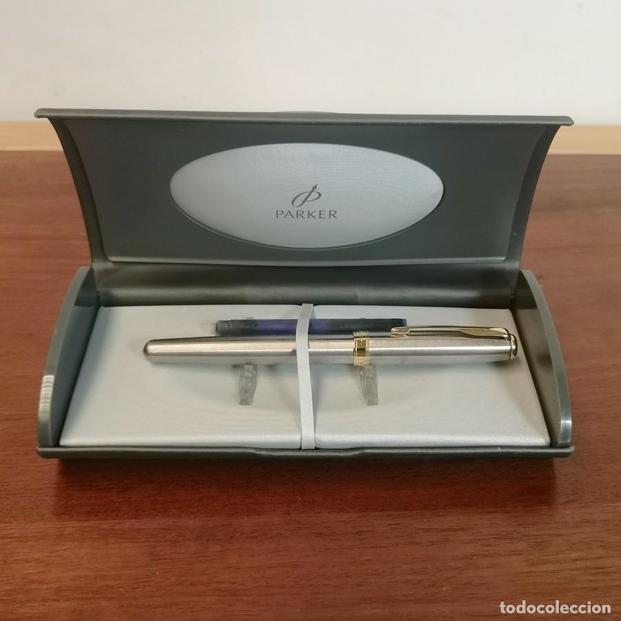 Plumas estilogr&aacute;ficas antiguas: Pluma Parker en su Caja - Foto 1