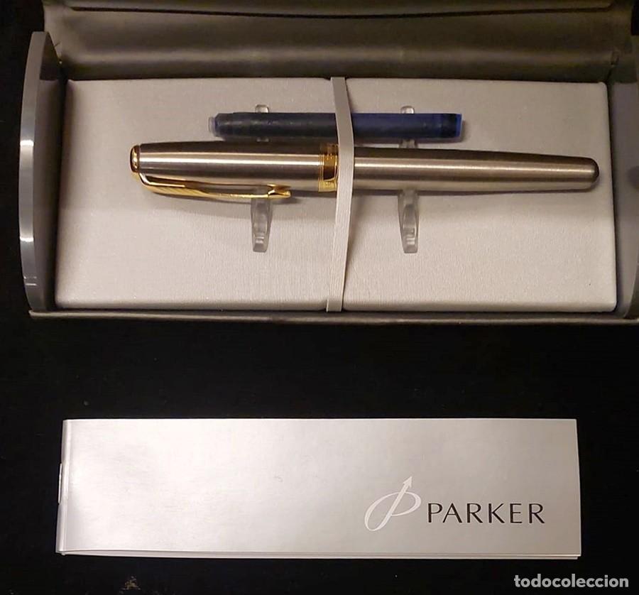 Plumas estilogr&aacute;ficas antiguas: Pluma Parker en su Caja - Foto 8