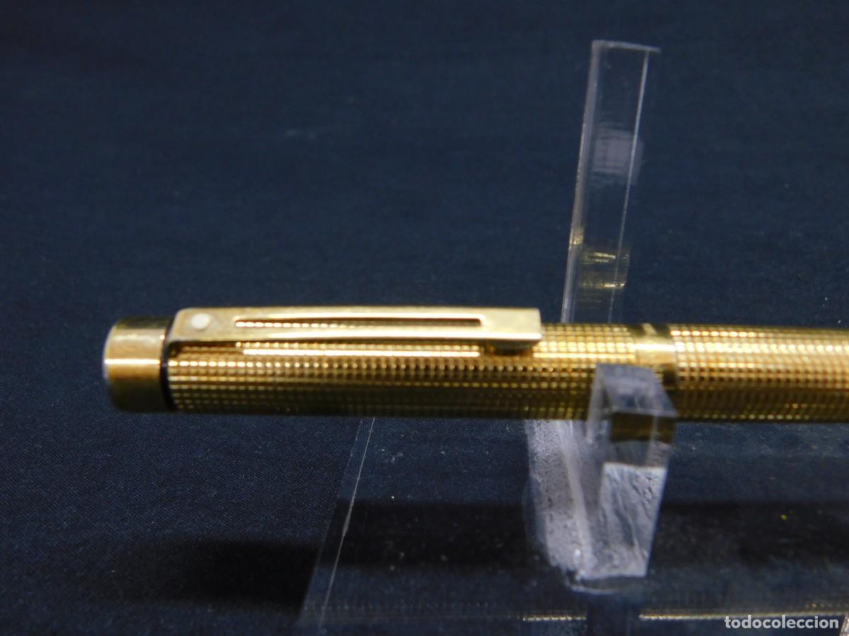 Plumas estilogr&aacute;ficas antiguas: PLUMA SHEAFFER - GOLD ELECTROPLATED - USA - Foto 2