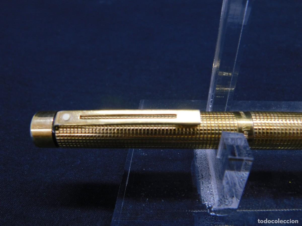 Plumas estilogr&aacute;ficas antiguas: PLUMA SHEAFFER - GOLD ELECTROPLATED - USA - Foto 3