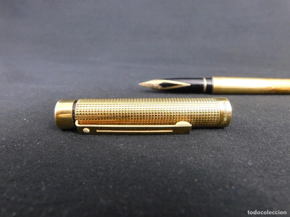 Plumas estilogr&aacute;ficas antiguas: PLUMA SHEAFFER - GOLD ELECTROPLATED - USA - Foto 6