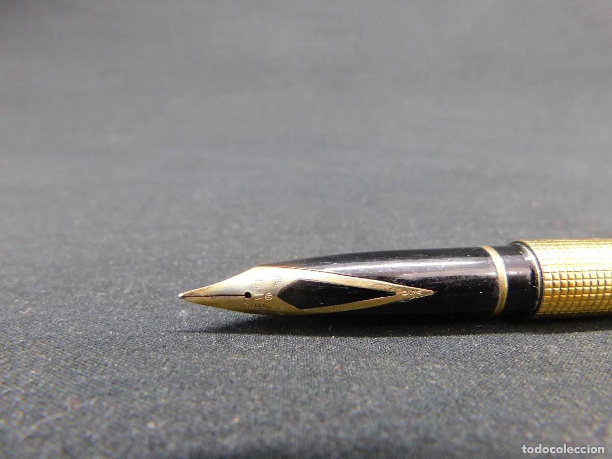 Plumas estilogr&aacute;ficas antiguas: PLUMA SHEAFFER - GOLD ELECTROPLATED - USA - Foto 7