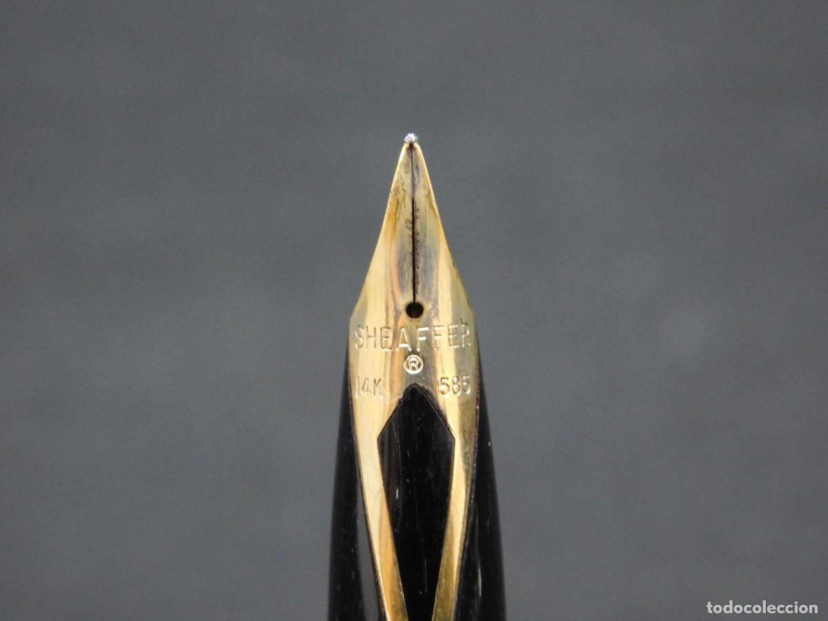 Plumas estilogr&aacute;ficas antiguas: PLUMA SHEAFFER - GOLD ELECTROPLATED - USA - Foto 10