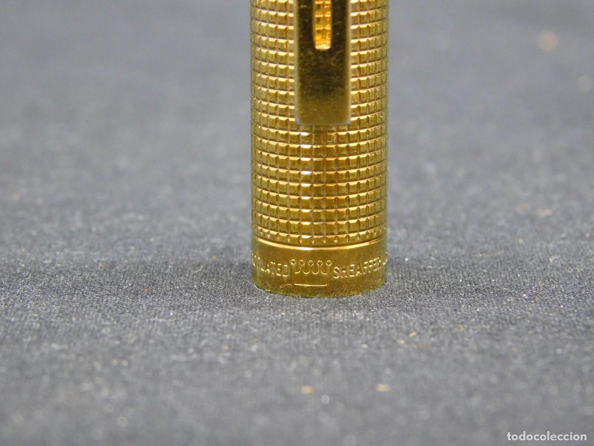 Plumas estilogr&aacute;ficas antiguas: PLUMA SHEAFFER - GOLD ELECTROPLATED - USA - Foto 14