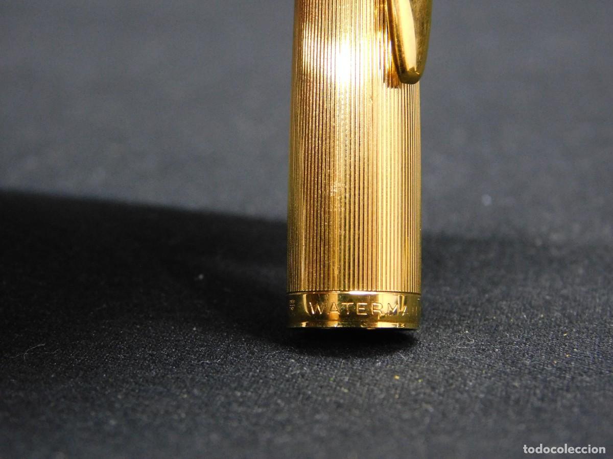 Plumas estilogr&aacute;ficas antiguas: PLUMA WATERMAN CF 18K - Foto 5