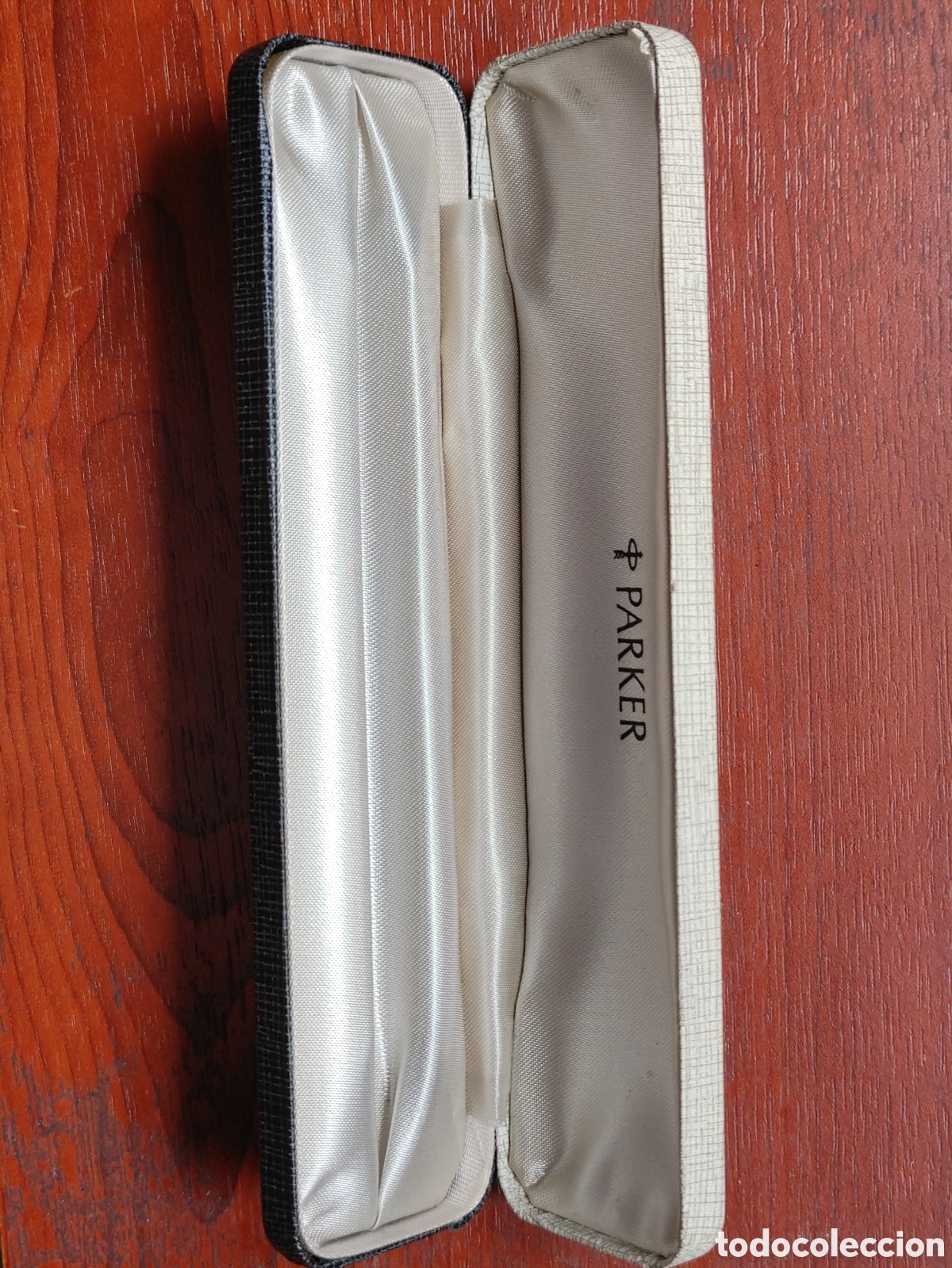 Plumas estilogr&aacute;ficas antiguas: Pluma Parker en su estuche.U.S.A. - Foto 6