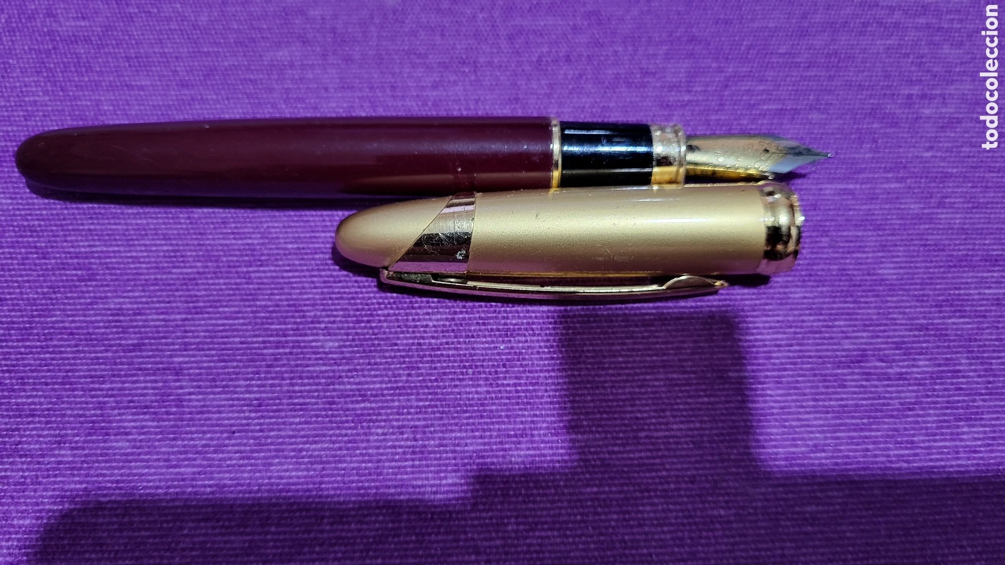 Plumas de tinta permanente antigas: Pluma estilografica iridium point