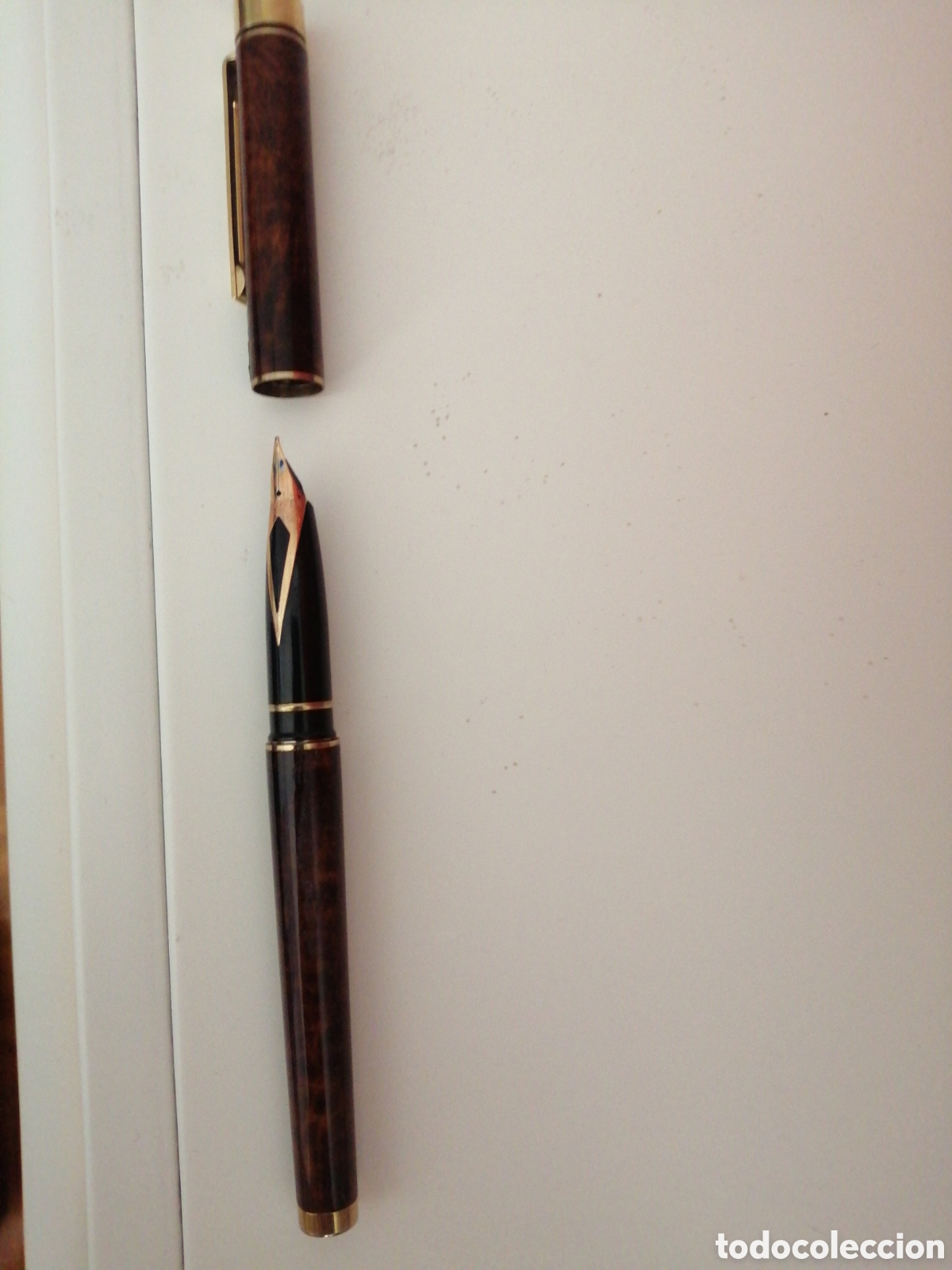 Plumas estilogr&aacute;ficas antiguas: Pluma Sheaffer 14K oro - Foto 2