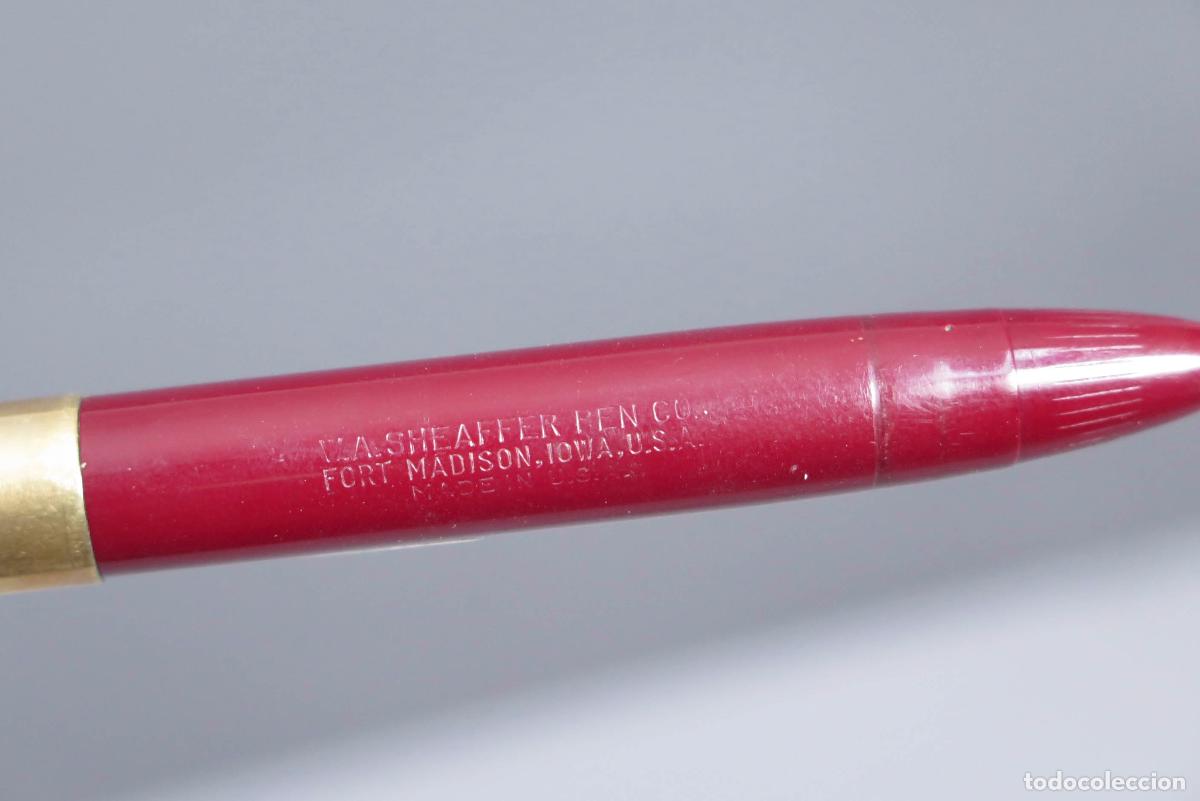 Plumas estilogr&aacute;ficas antiguas: PLUMA. SHEAFFER. HACIA 1930. PLUMIN 14K - Foto 3