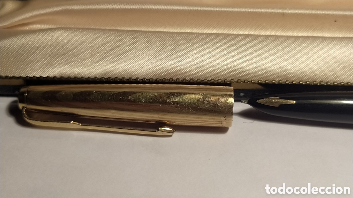 Plumas estilogr&aacute;ficas antiguas: Parker 61 Heirloom con estuche - Foto 7