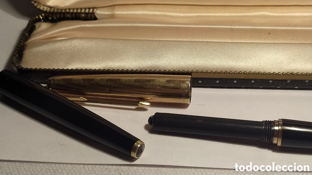 Plumas estilogr&aacute;ficas antiguas: Parker 61 Heirloom con estuche - Foto 11