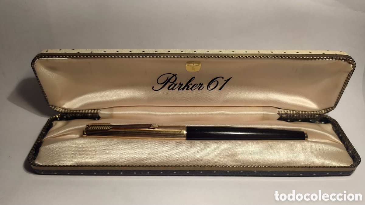 Plumas estilogr&aacute;ficas antiguas: Parker 61 Heirloom con estuche - Foto 1