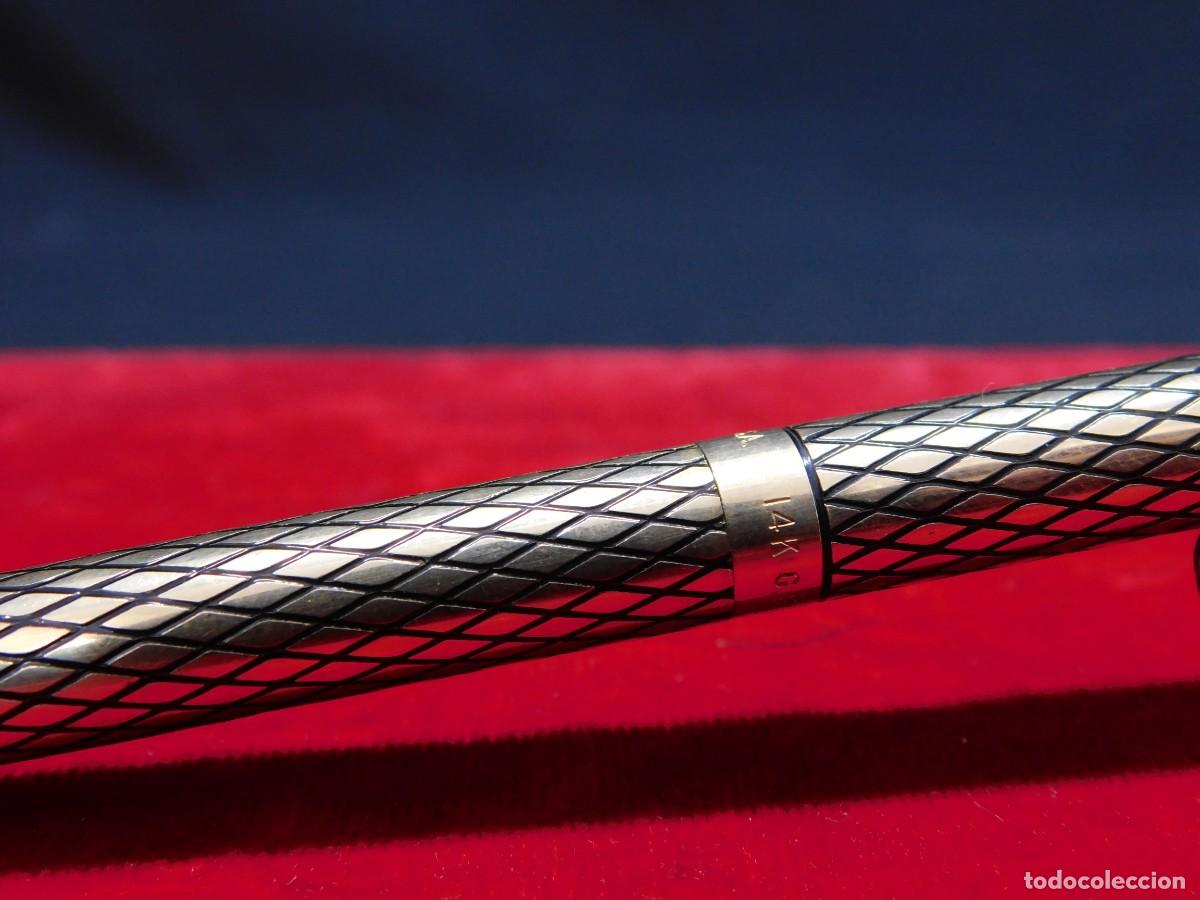 Plumas estilogr&aacute;ficas antiguas: BOL&Iacute;GRAFO SHEAFFER 14k - Foto 9