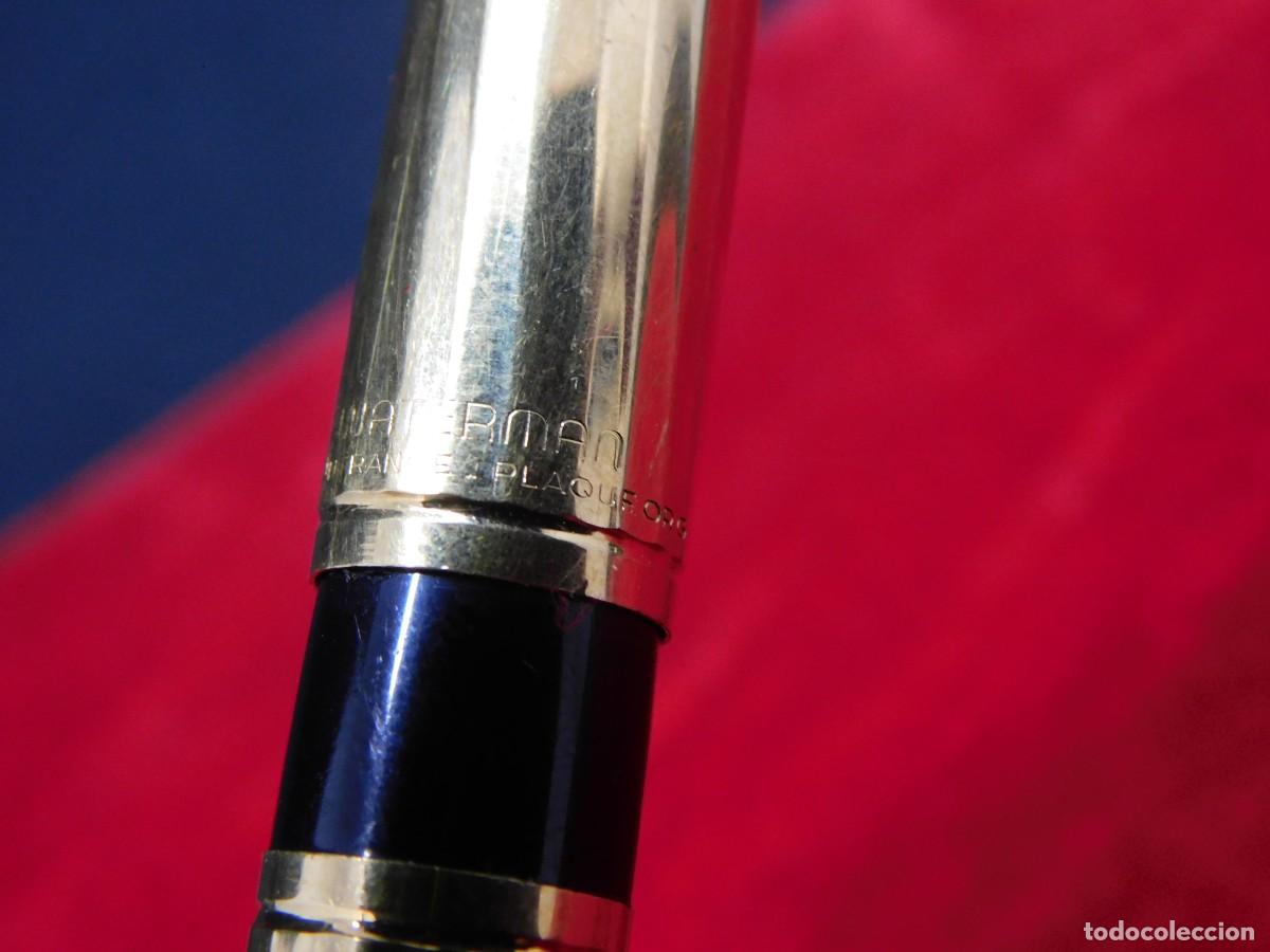 Plumas estilogr&aacute;ficas antiguas: ROTULADOR WATERMAN - Foto 12