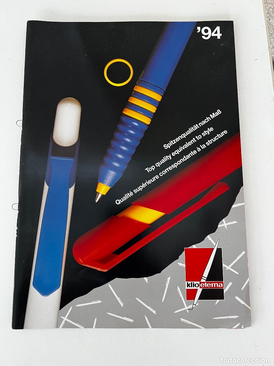 Plumas estilogr&aacute;ficas antiguas: CATALOGO BOLIGRAFOS KLIOETERNA 1994 - Foto 1