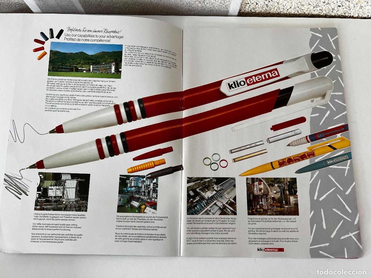 Plumas estilogr&aacute;ficas antiguas: CATALOGO BOLIGRAFOS KLIOETERNA 1994 - Foto 2