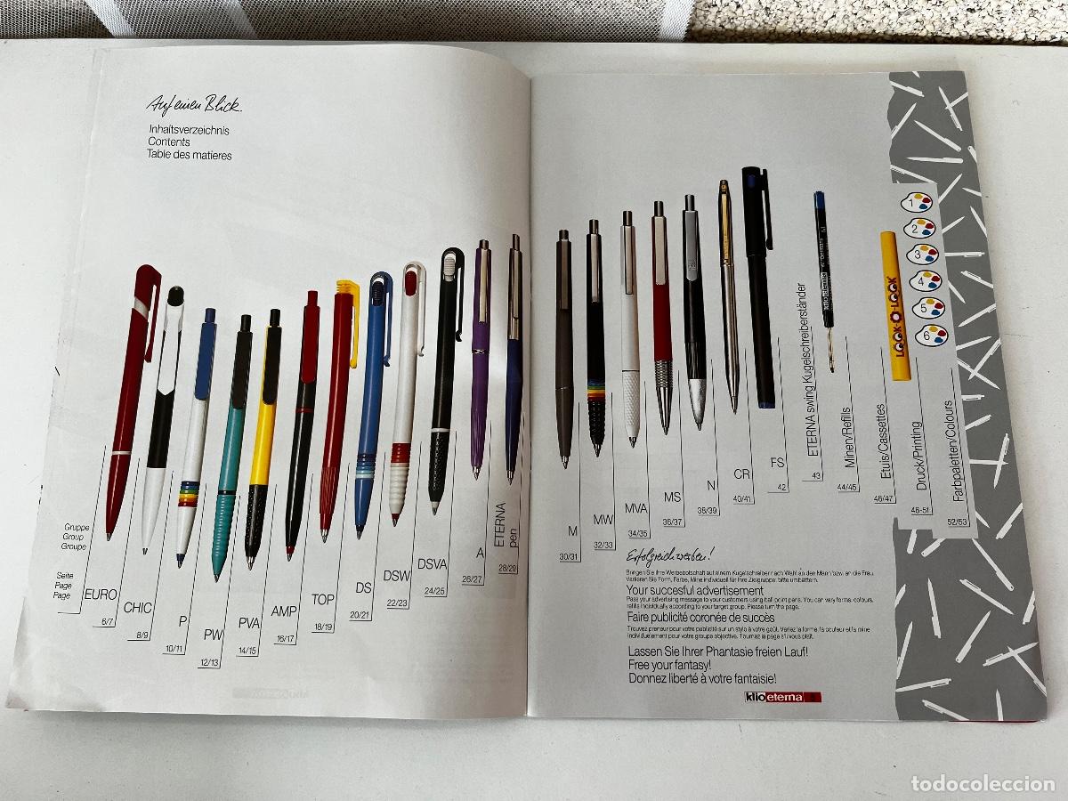 Plumas estilogr&aacute;ficas antiguas: CATALOGO BOLIGRAFOS KLIOETERNA 1994 - Foto 3