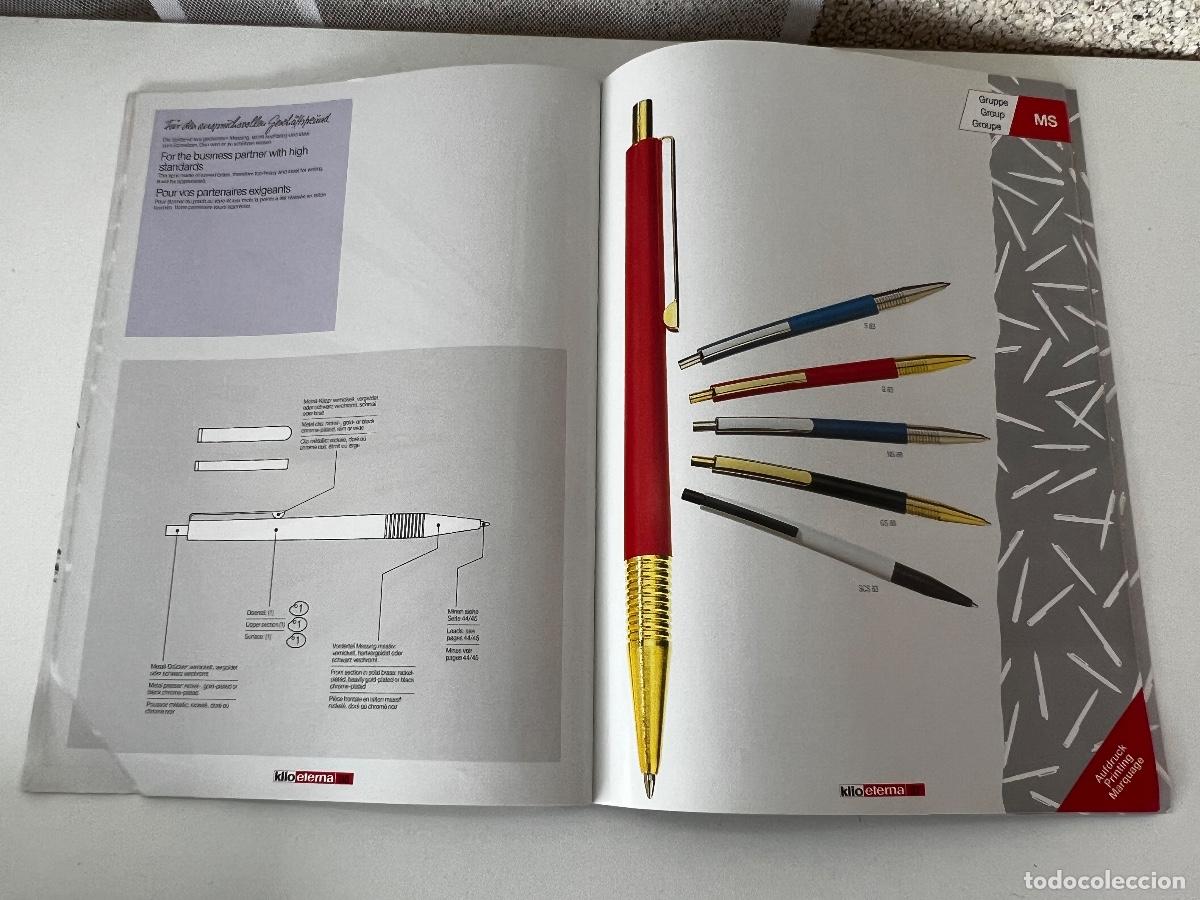 Plumas estilogr&aacute;ficas antiguas: CATALOGO BOLIGRAFOS KLIOETERNA 1994 - Foto 5