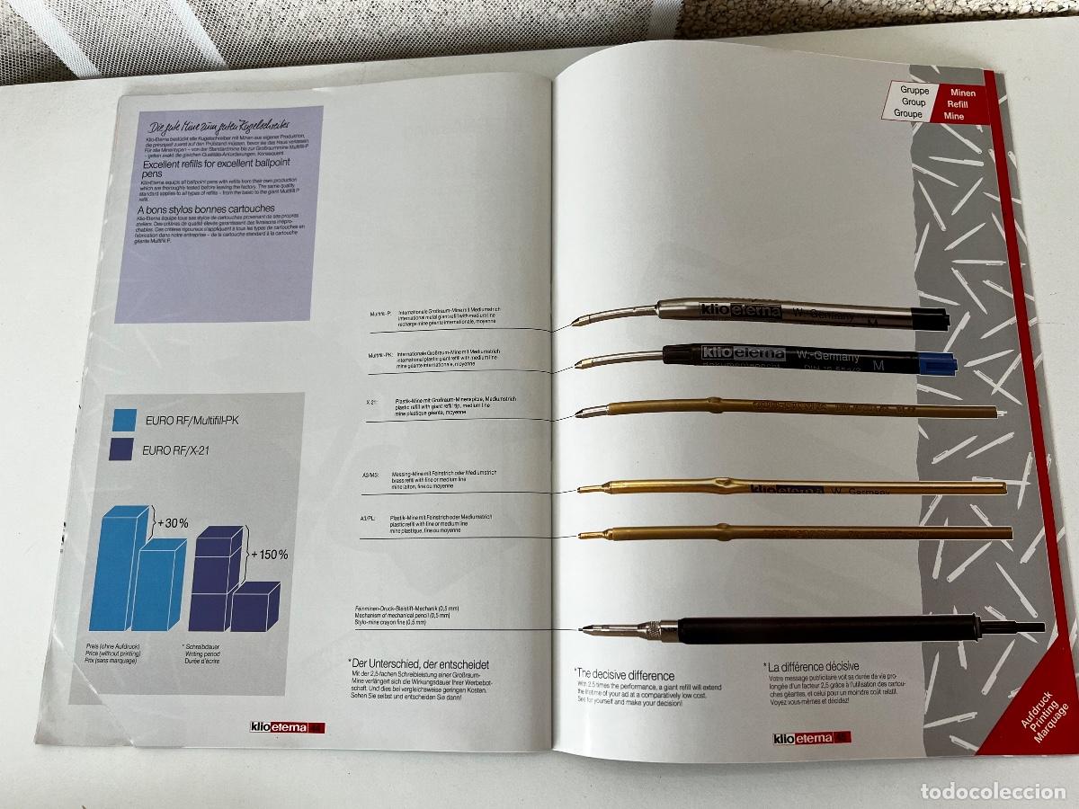 Plumas estilogr&aacute;ficas antiguas: CATALOGO BOLIGRAFOS KLIOETERNA 1994 - Foto 6