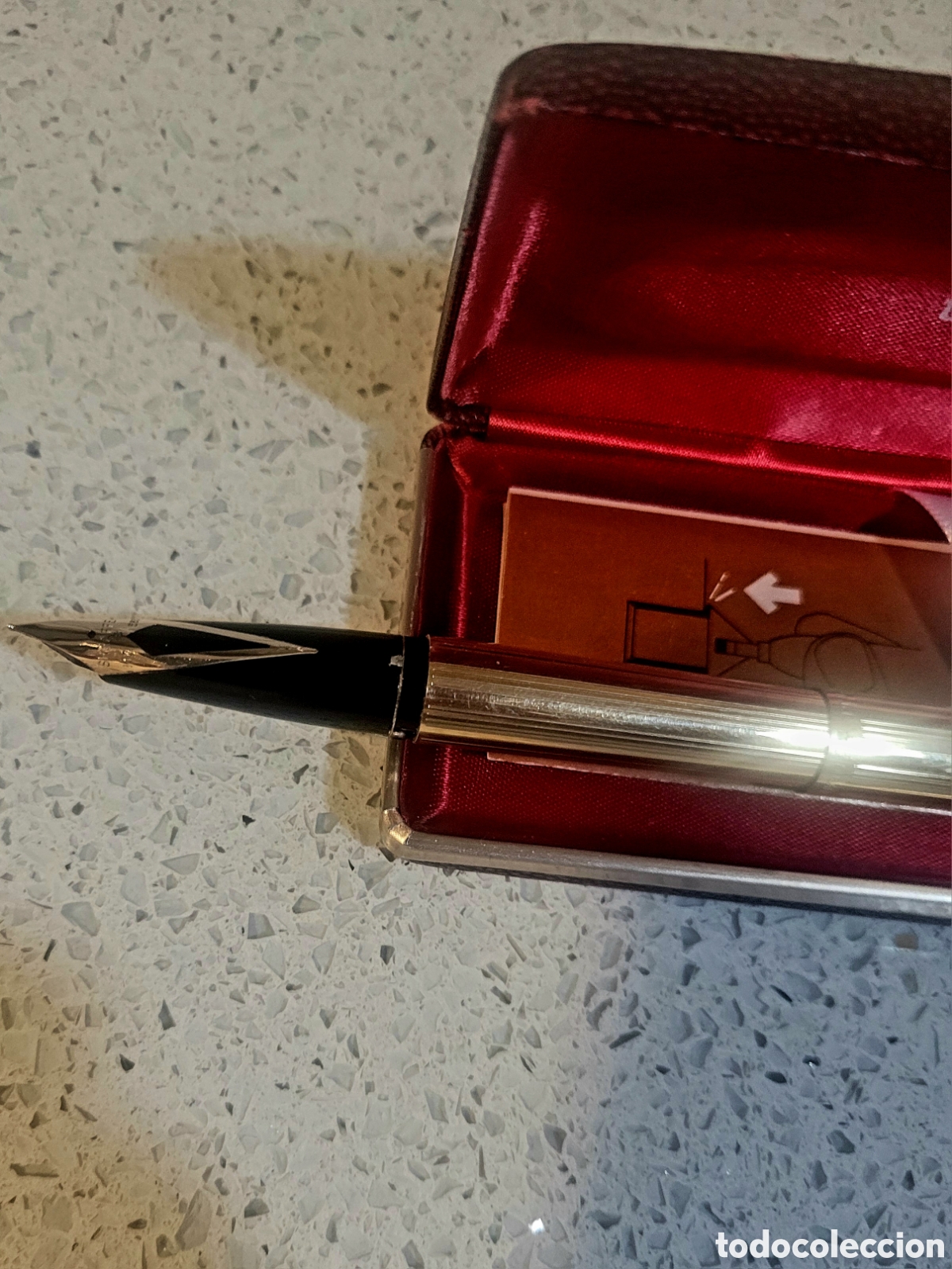 Plumas estilogr&aacute;ficas antiguas: Estilogr&aacute;fica Sheaffer oro - Foto 4