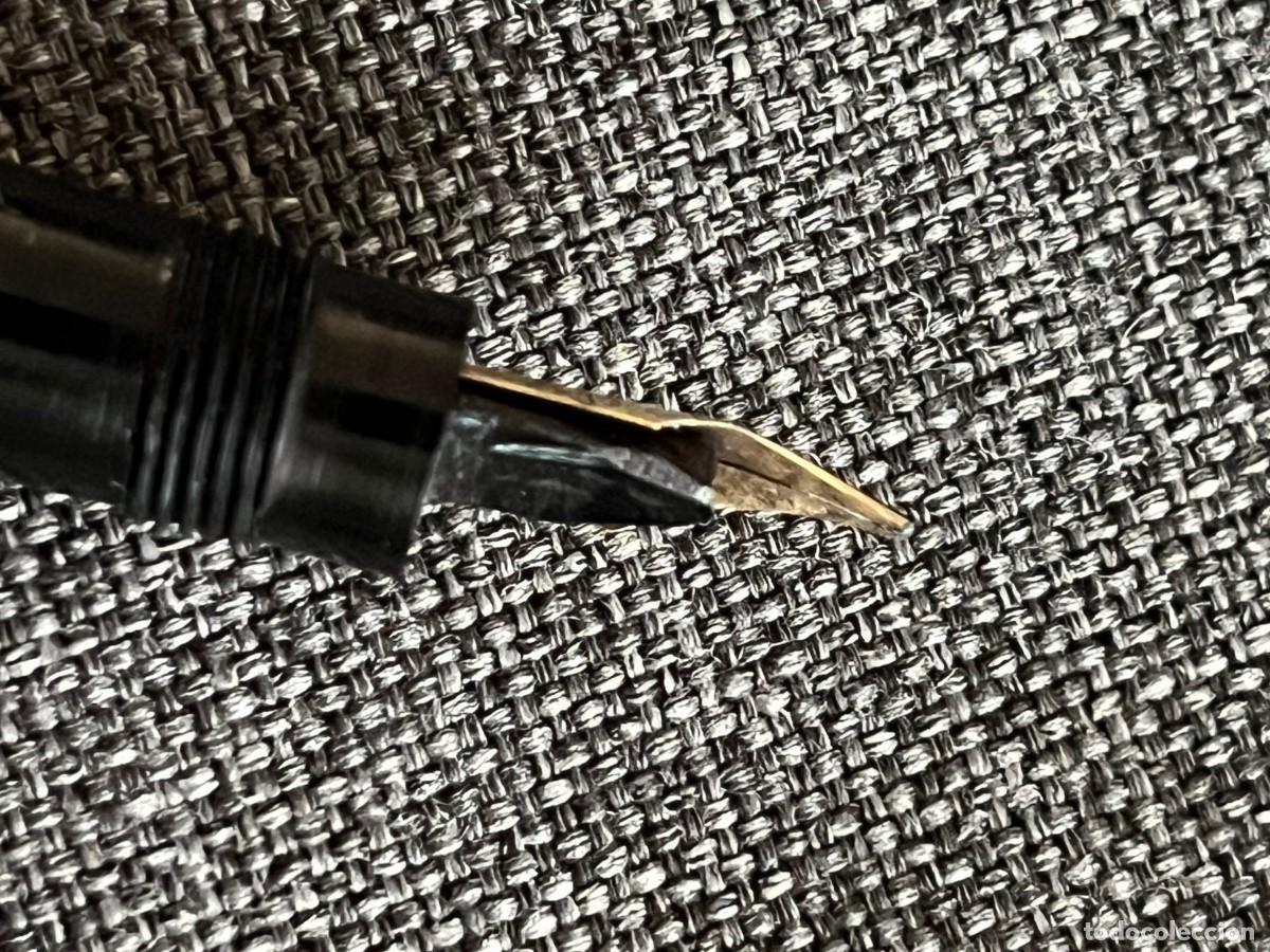 Plumas estilogr&aacute;ficas antiguas: Zenith chapada oro 18kr pluma, lapiz y estuche - Foto 18