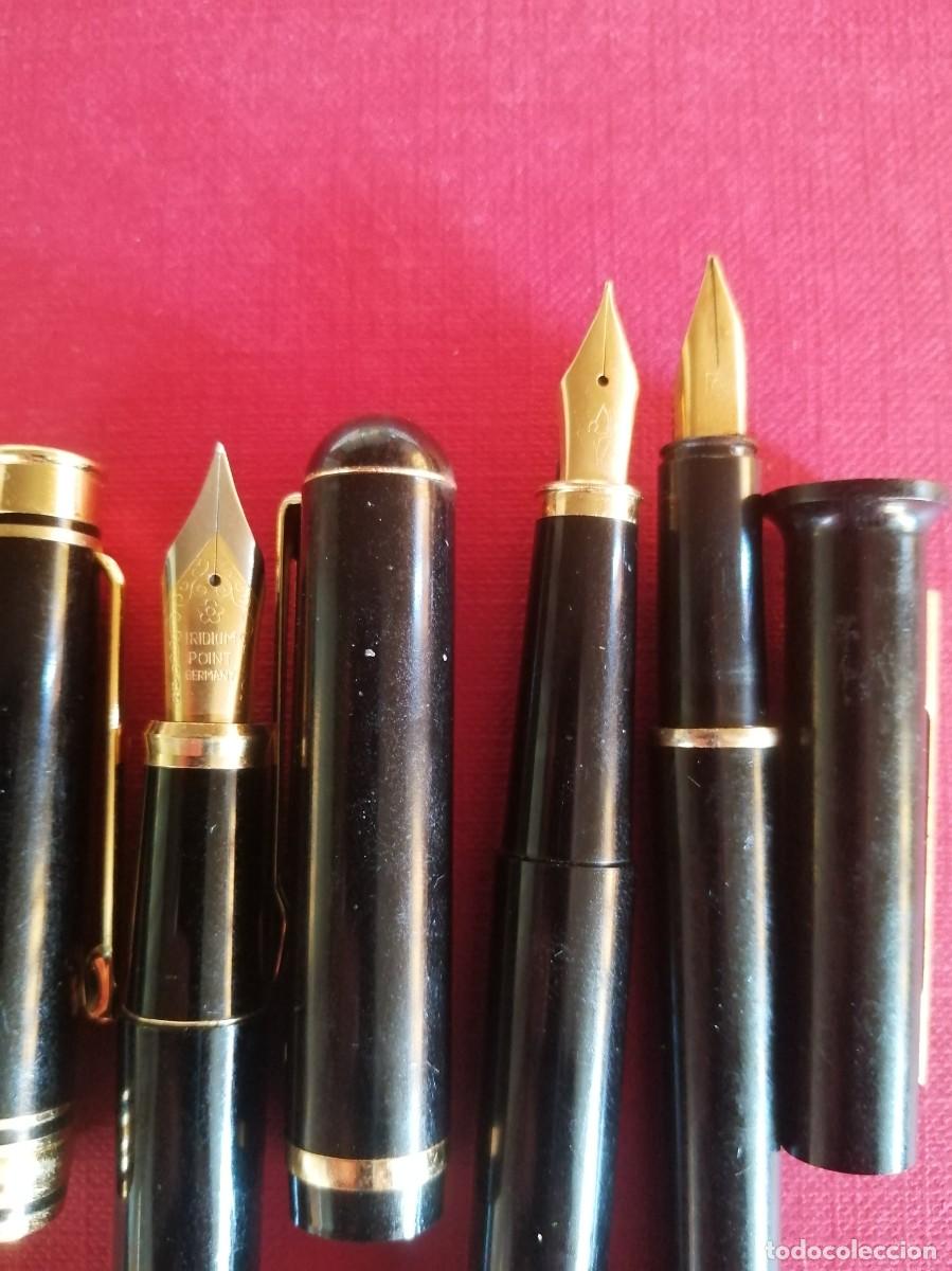 Plumas estilogr&aacute;ficas antiguas: Lote de 3 Plumas Estilogr&aacute;ficas - Foto 5