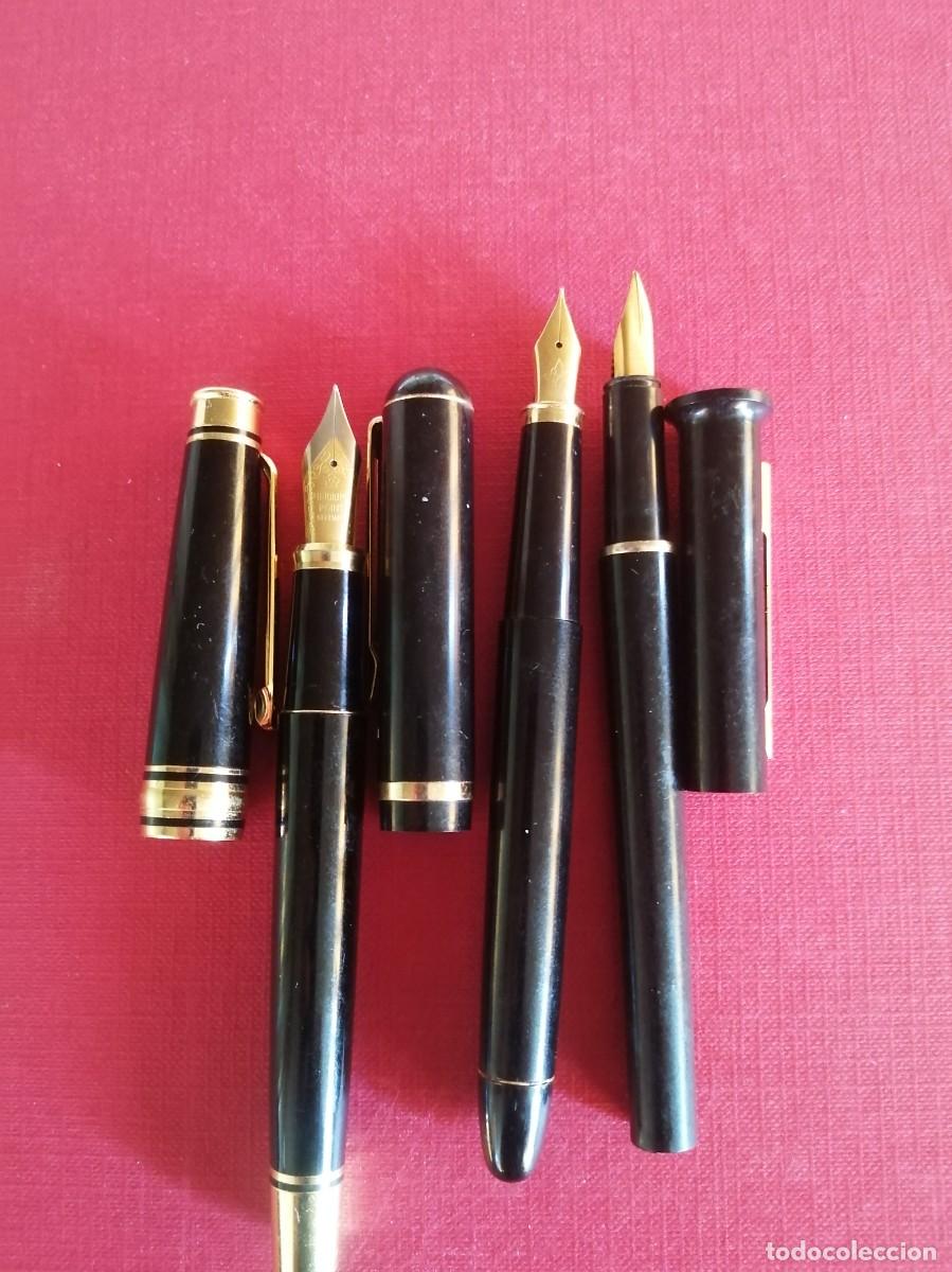 Plumas estilogr&aacute;ficas antiguas: Lote de 3 Plumas Estilogr&aacute;ficas - Foto 6