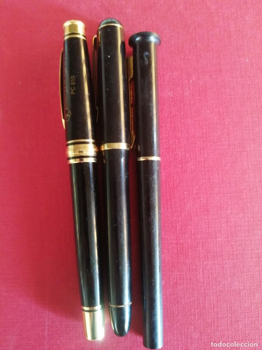 Plumas estilogr&aacute;ficas antiguas: Lote de 3 Plumas Estilogr&aacute;ficas - Foto 7