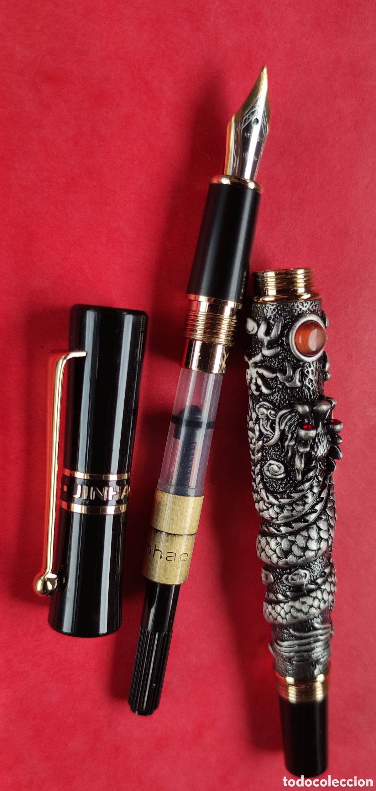 Plumas estilogr&aacute;ficas antiguas: Pluma JINHAO DRAGON - Foto 8