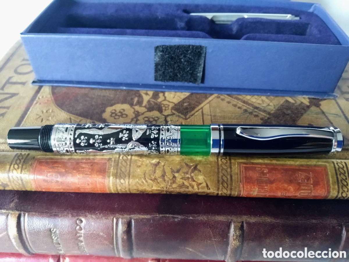 Plumas estilogr&aacute;ficas antiguas: PLUMA DEL CLUB INTERNACIONAL DEL LIBRO ( OLYMPO ) - Foto 4