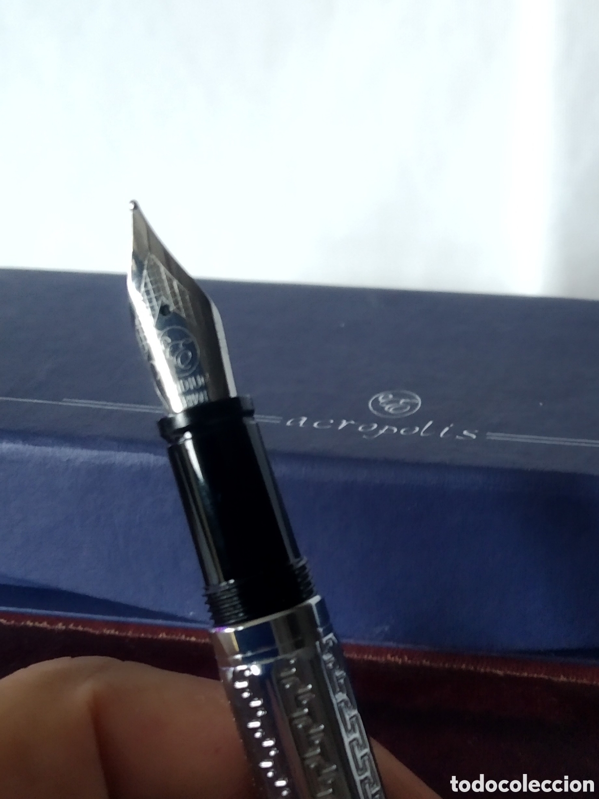 Plumas estilogr&aacute;ficas antiguas: PLUMA DEL CLUB INTERNACIONAL DEL LIBRO ( ACR&Oacute;POLIS ) - Foto 4