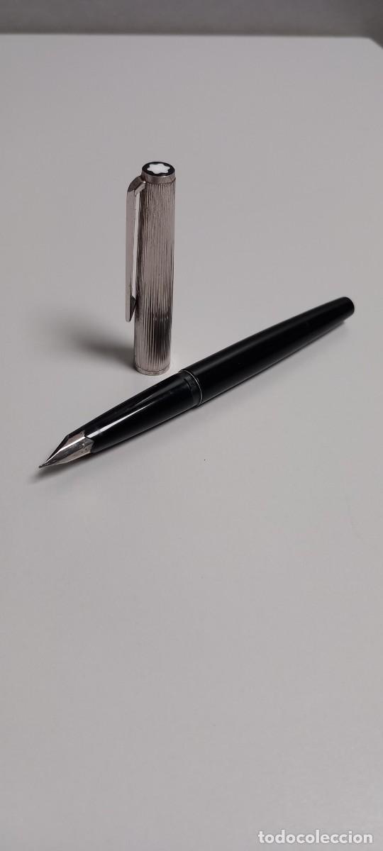Plumas estilogr&aacute;ficas antiguas: ANTIGUO SET MONTBLANC. DE PLATA 925. - Foto 6