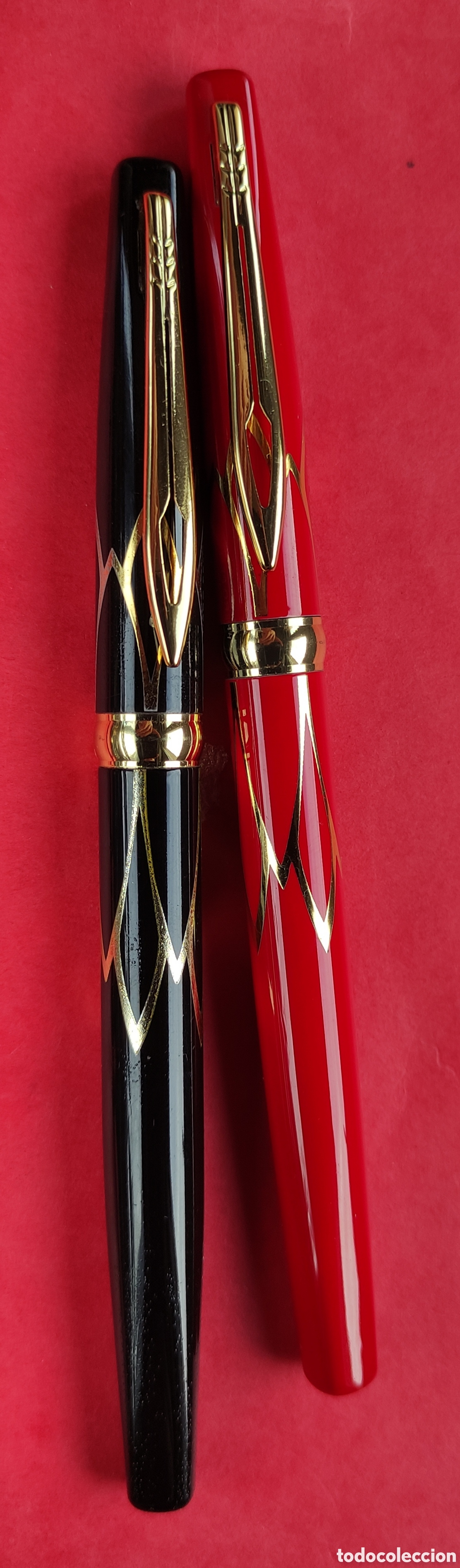 Plumas estilogr&aacute;ficas antiguas: 2 plumas HERO PEN 3019 - Foto 1