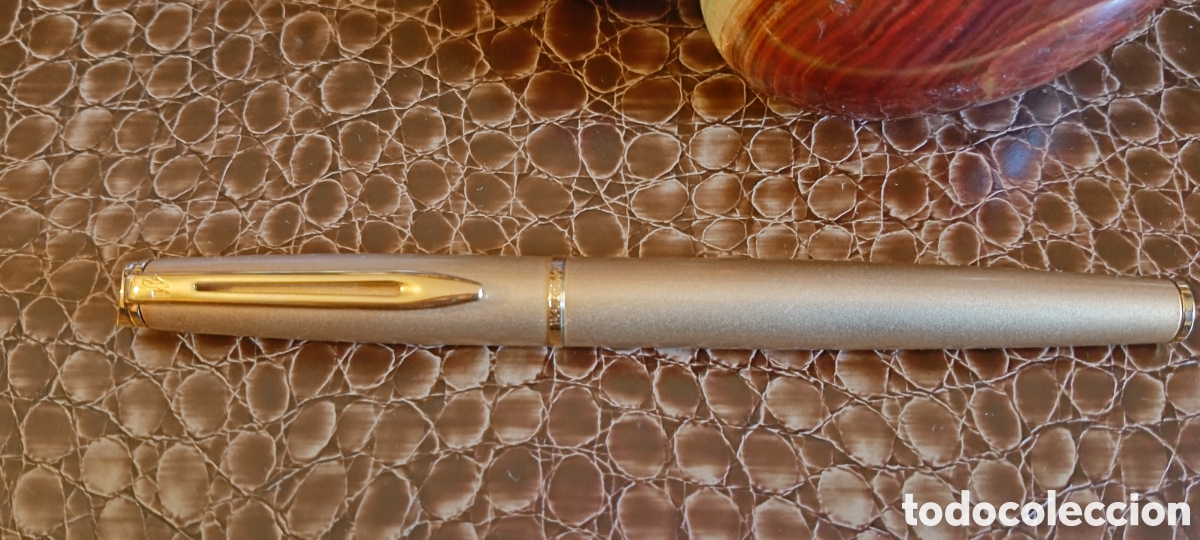 Plumas estilogr&aacute;ficas antiguas: Waterman H&eacute;misph&egrave;re - Bronce y Dorado - Foto 5