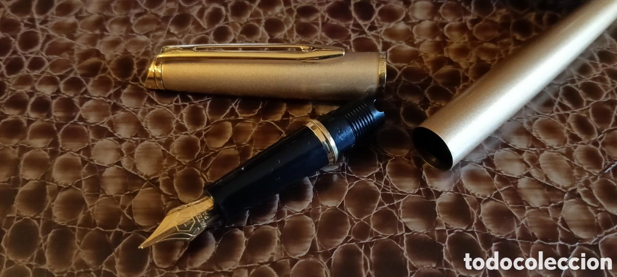 Plumas estilogr&aacute;ficas antiguas: Waterman H&eacute;misph&egrave;re - Bronce y Dorado - Foto 6