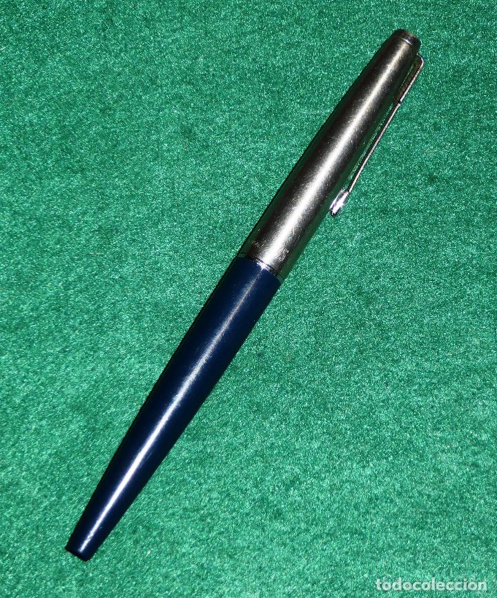 Plumas estilogr&aacute;ficas antiguas: PARKER 45 AZUL - Foto 6