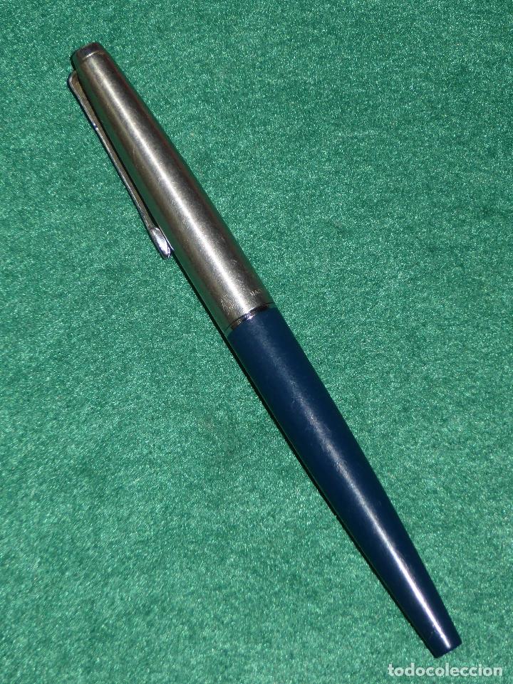 Plumas estilogr&aacute;ficas antiguas: PARKER 45 AZUL - Foto 7